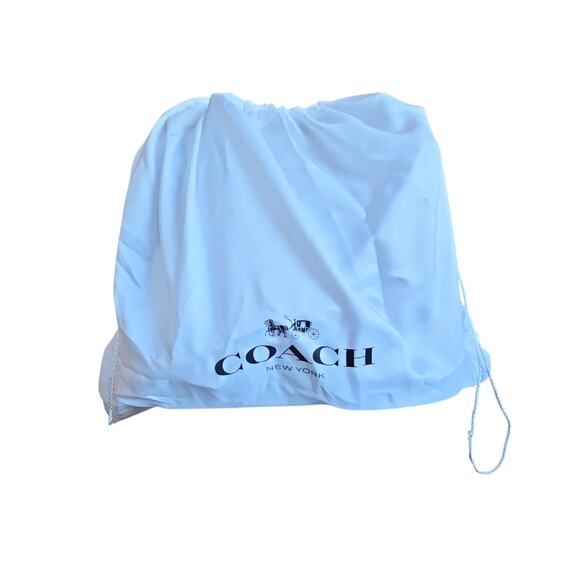 ❤️ Coach 55200 Polished Pebble Leather Charlie Bucket Cognac Crossbody - Picture 11 of 11